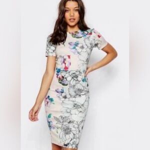 Floral Scuba Dress